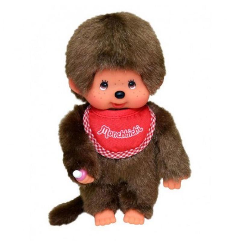 Monchhichi_boy_red_bib